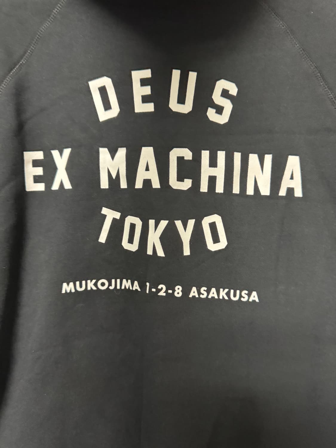 크림택) 데우스 엑스 마키나 도쿄 후드티 2XL 블랙 새상품 상품이미지4