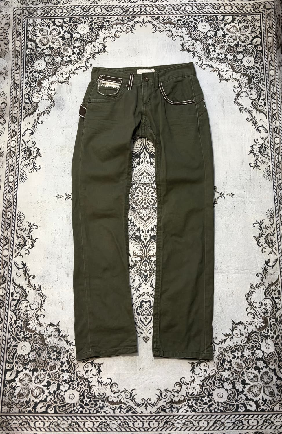 Y2K LOLITA JEANS back buckle pants 상품이미지4