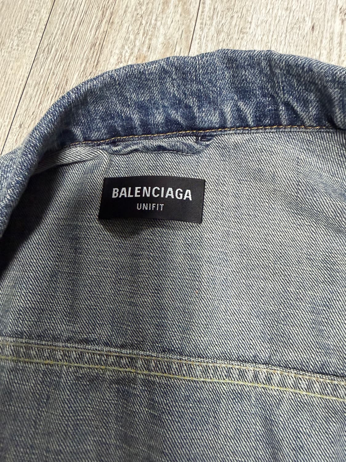 발렌시아가 블루 디컨스트럭티드 데님자켓 deconstructed 2사 상품이미지4