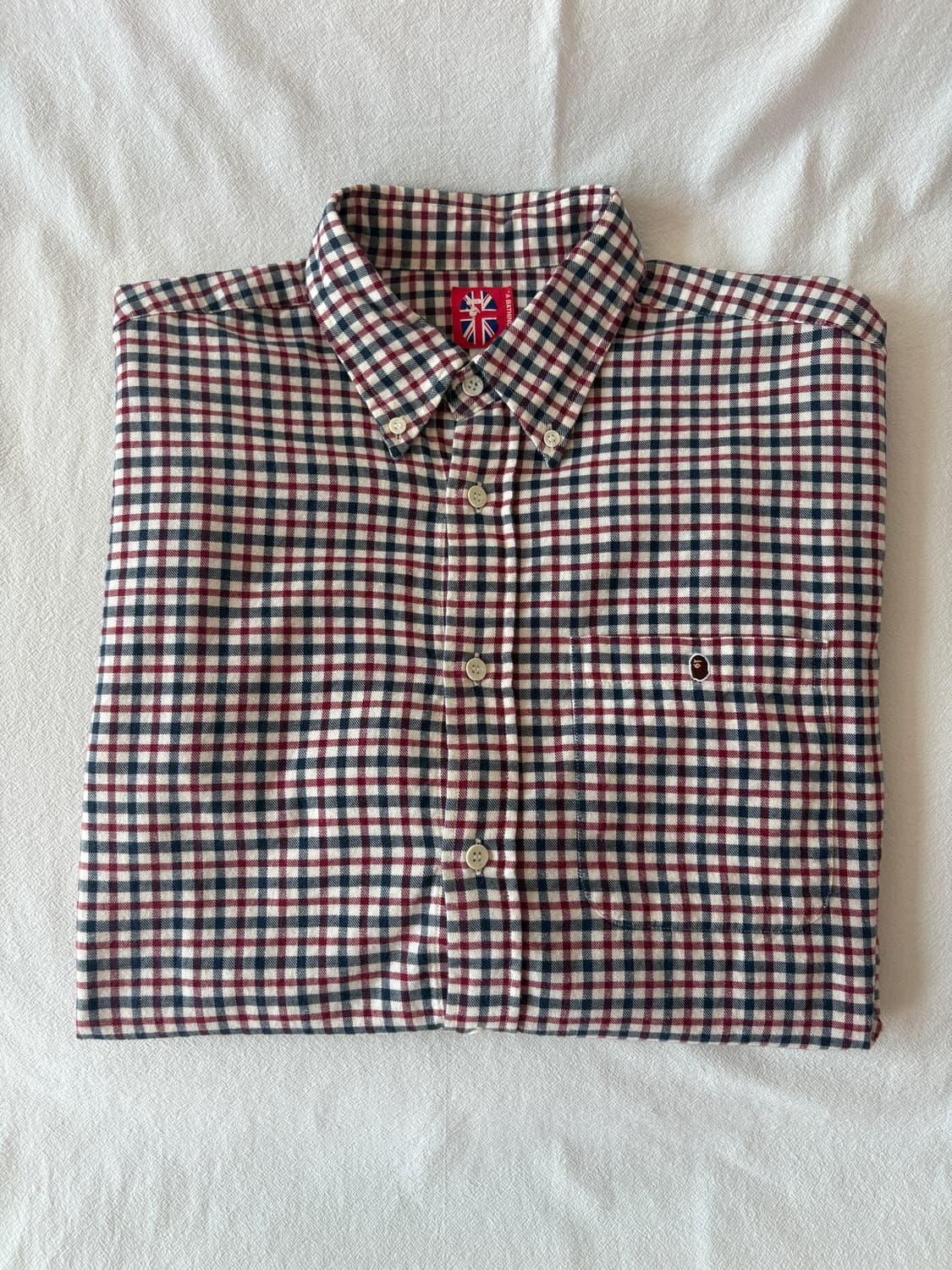 베이프 체크셔츠 L 상품이미지1