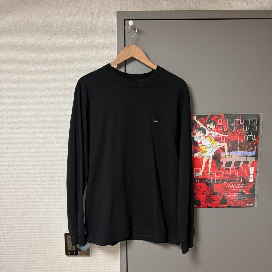 슈프림 스몰 박스 롱슬리브 티셔츠 블랙 상품이미지1