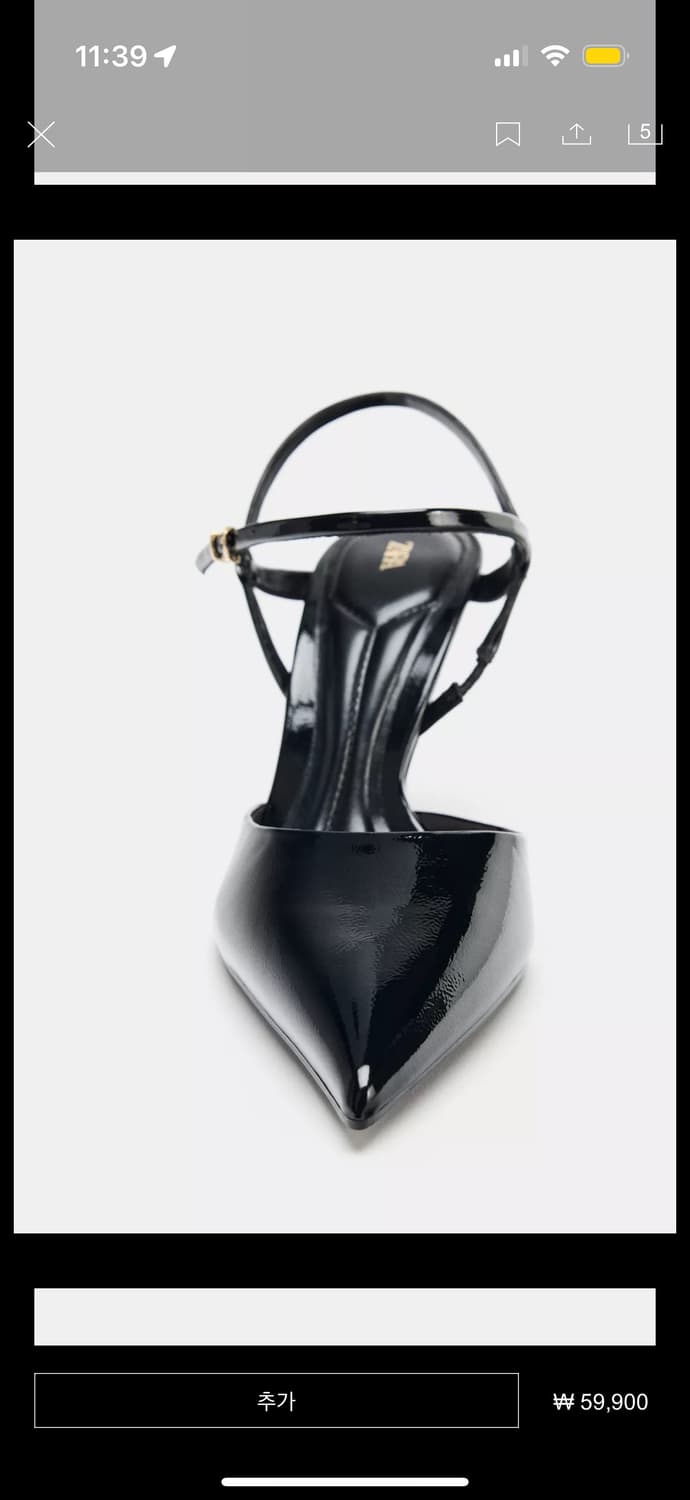 자라 스트랩 슈즈 상품이미지3