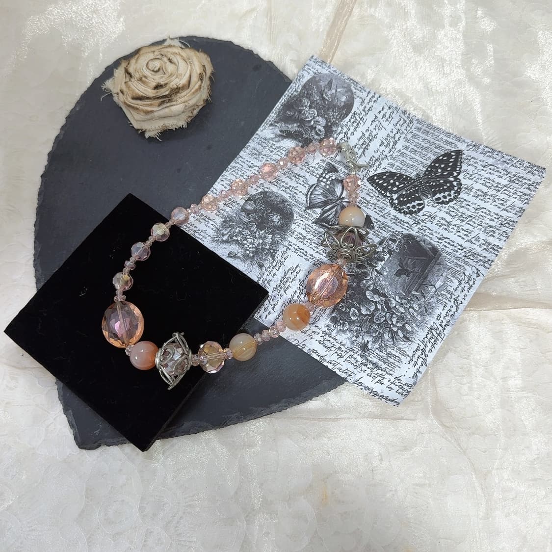 빈티지 빅토리아 중세 마노 초커 OT고리 목걸이 상품이미지2