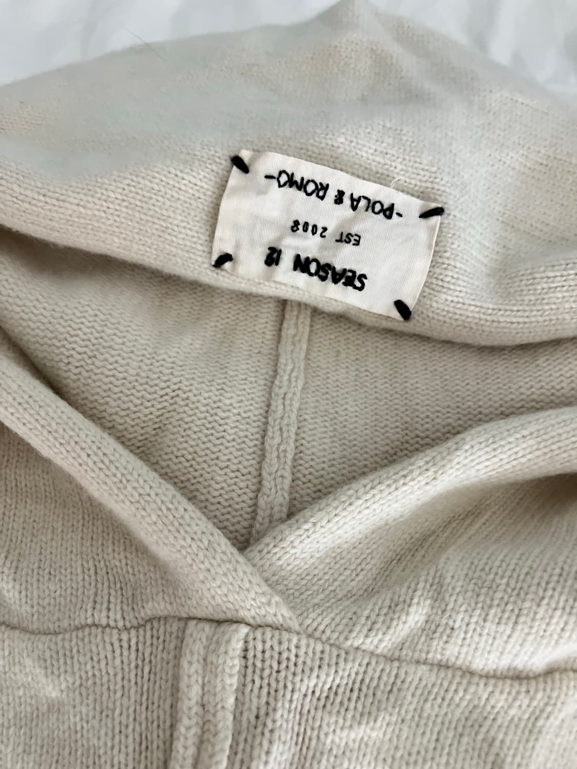 폴라로모 판초후드니트 상품이미지2