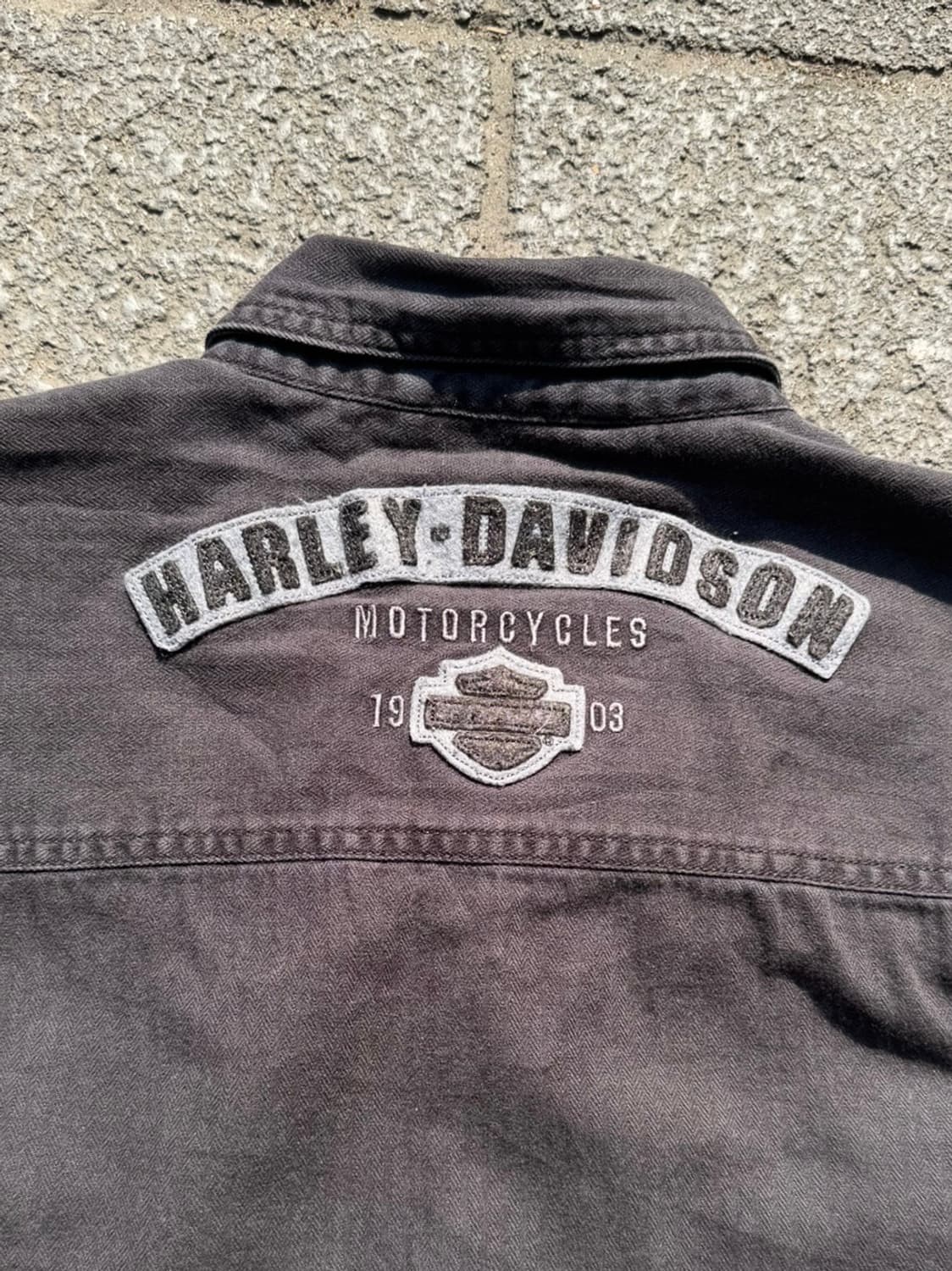 할리데이비슨 긴팔 셔츠 블랙 상품이미지10