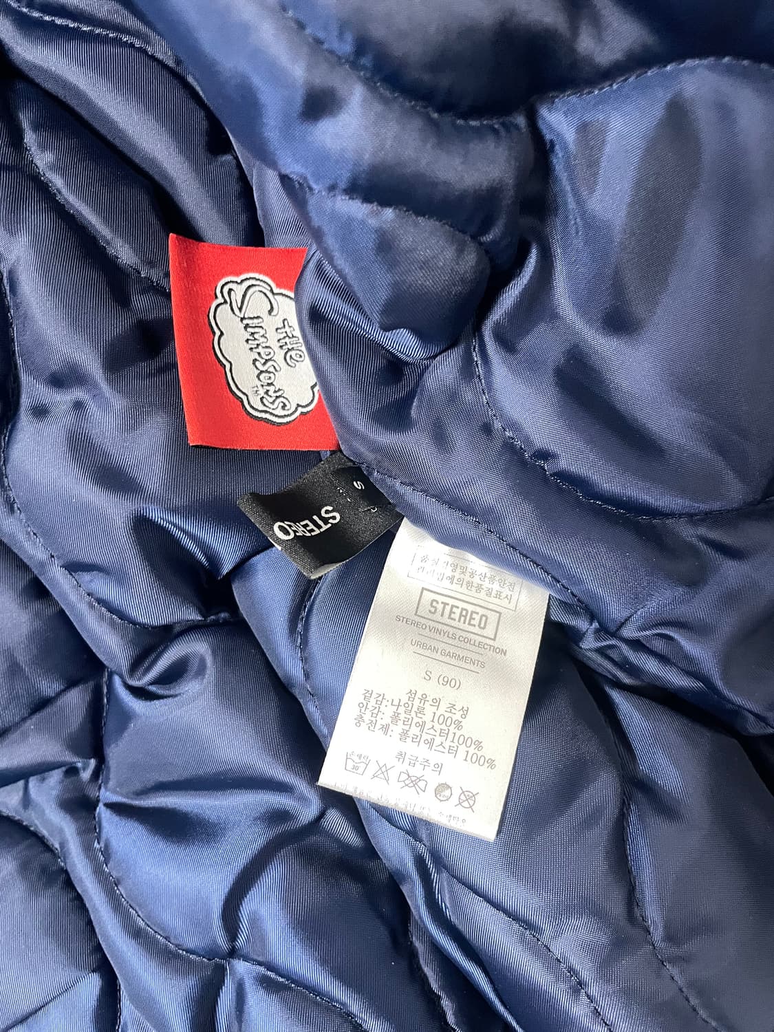 빈티지9. 스테레오 바이널즈 DJ 호머 심슨 MA-1 봄버 자켓 점퍼 상품이미지4