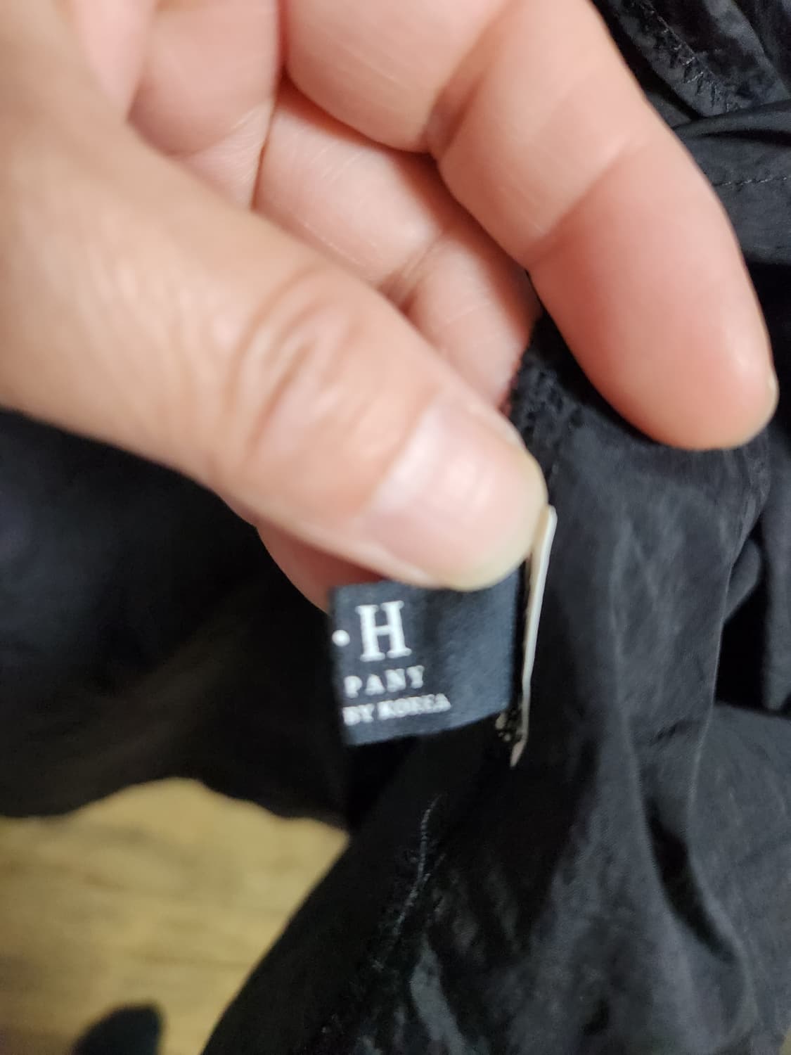 블랙 롱 윈드브레이커 집업 점퍼 코트 F 상품이미지4