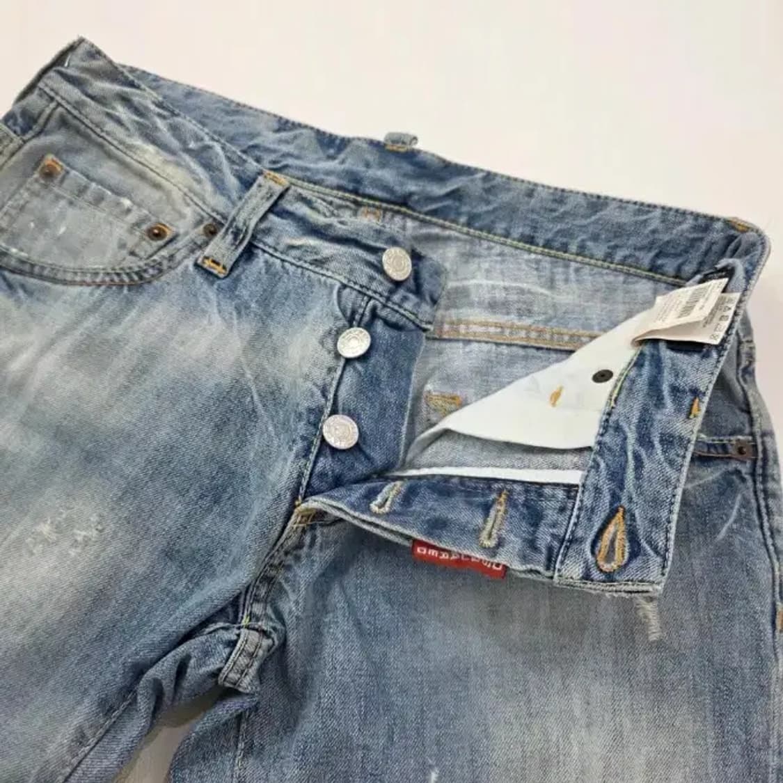 디스퀘어드2 자수 데미지 스트레이트 진 (신세계 정판 / 46) 상품이미지10