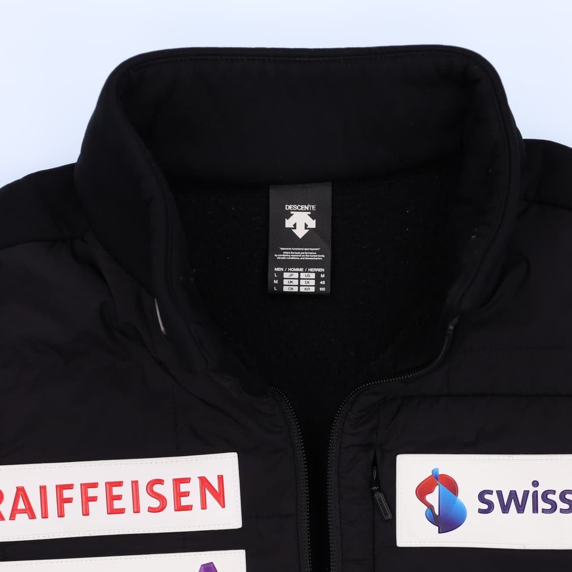 [100] 데상트 스위스 레플리카 하이브리드 플리스 패딩 자켓 N6888 상품이미지4