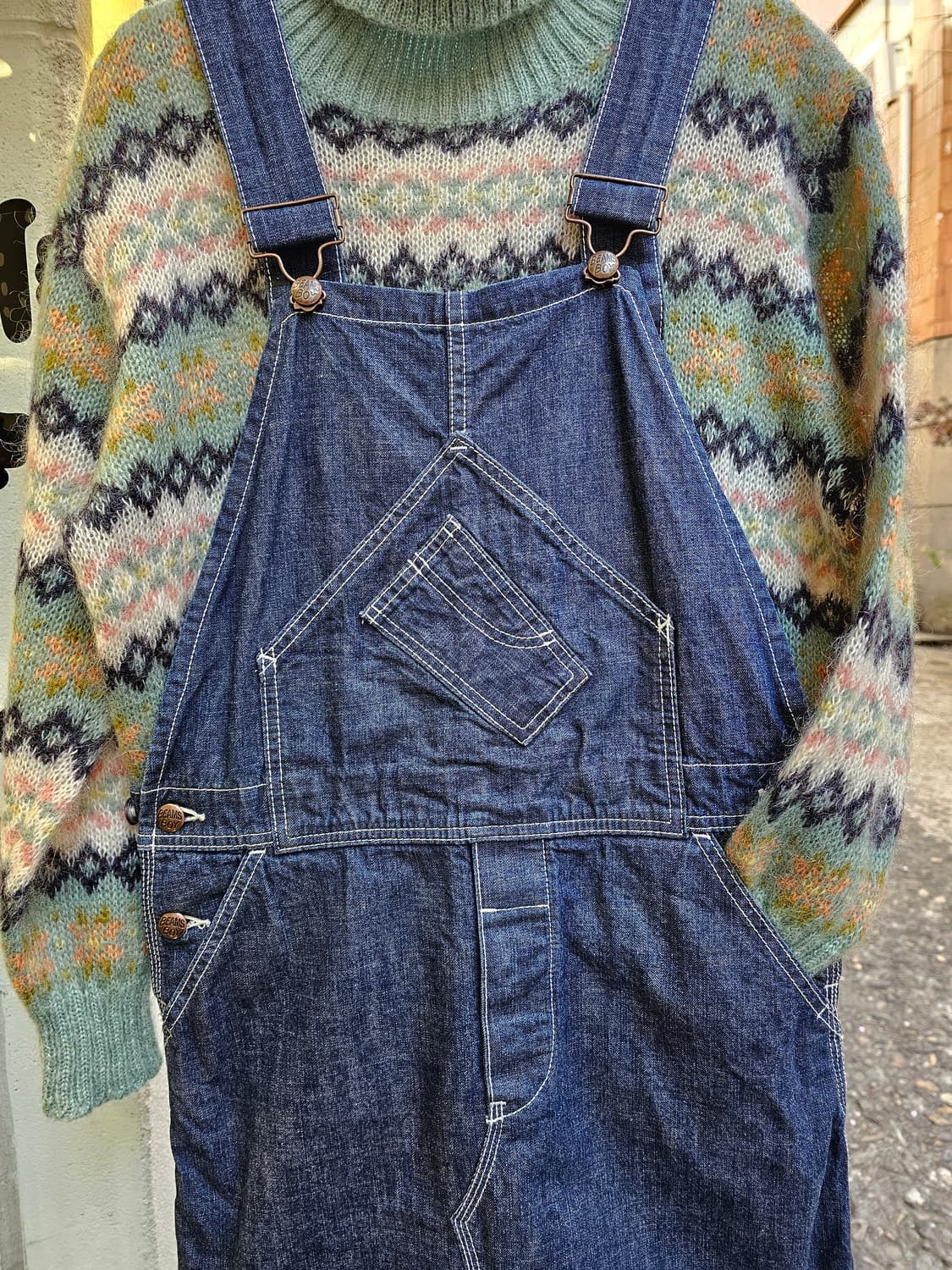 BeamsBoy 오버롤 청치마 상품이미지6