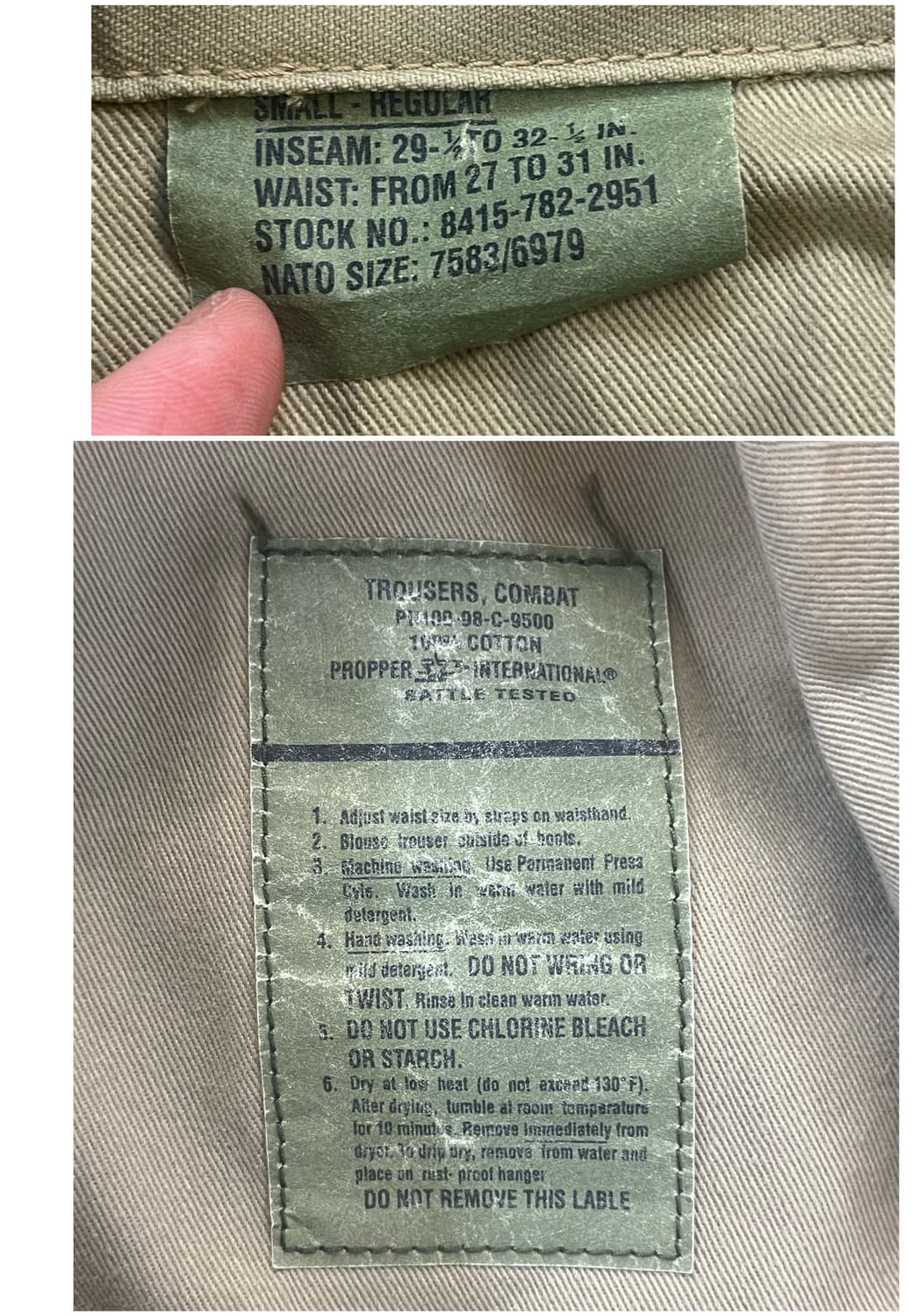 BDU 밀리터리 자켓 베이지 S #csz3755 상품이미지3