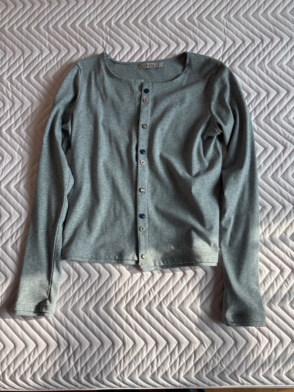 코이세이오 로우 엣지 가디건 상품이미지2