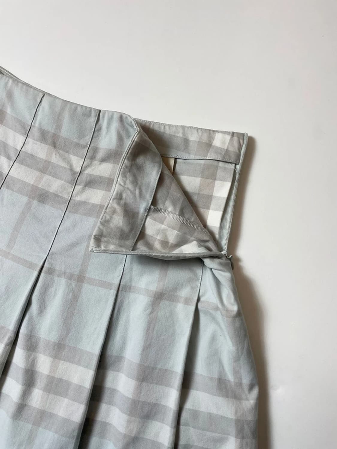 버버리 00's 체크 플리츠 스커트 PN9547 상품이미지3