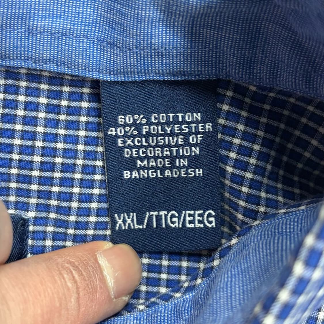 챕스랄프로렌 잔체크 셔츠 v2739 상품이미지7