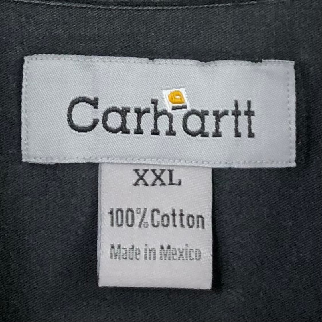 Xxl 칼하트 블랙 워크 셔츠 상품이미지3