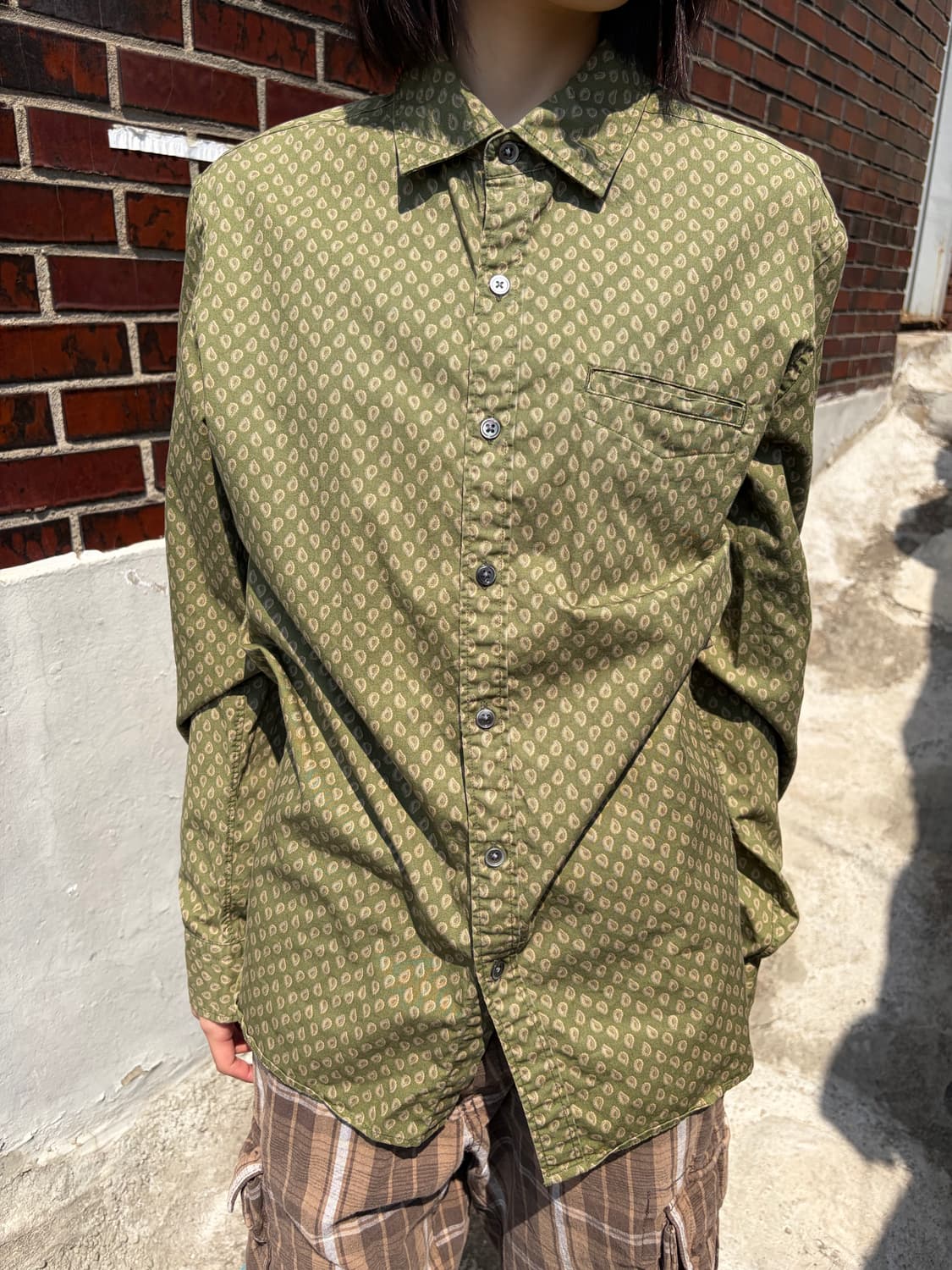 Levi’s 올리브 패턴 셔츠 상품이미지2