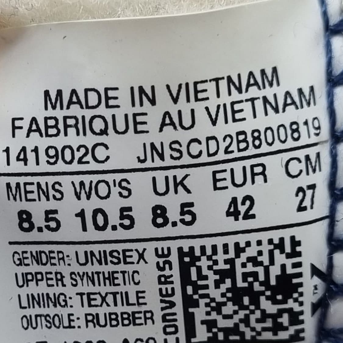 컨버스 척테일러 레더 안감털집업 하이탑270. 상품이미지6