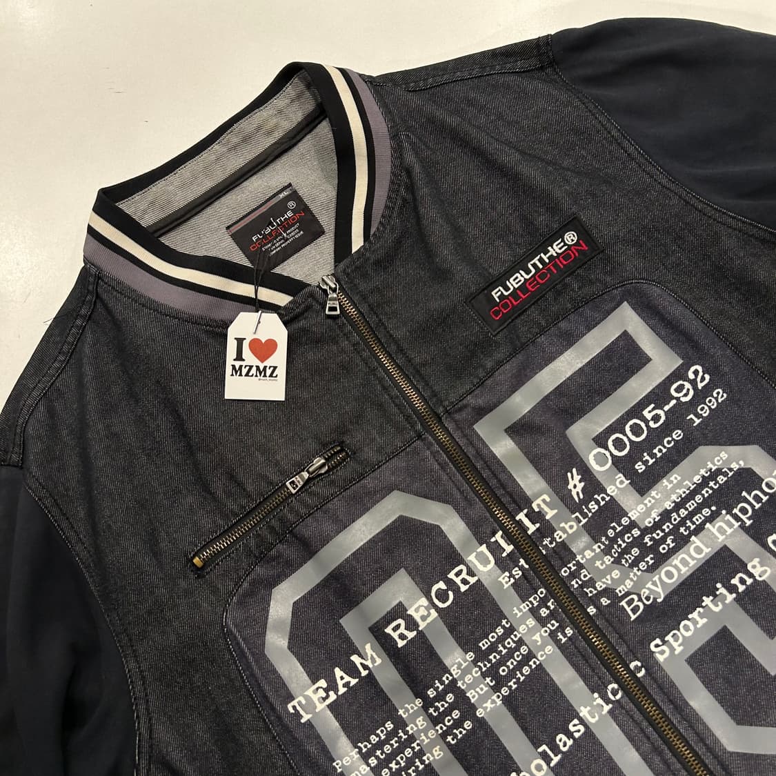 [XL] 00s FUBU 푸부 빈티지 데님 집업 자켓 A579 상품이미지3