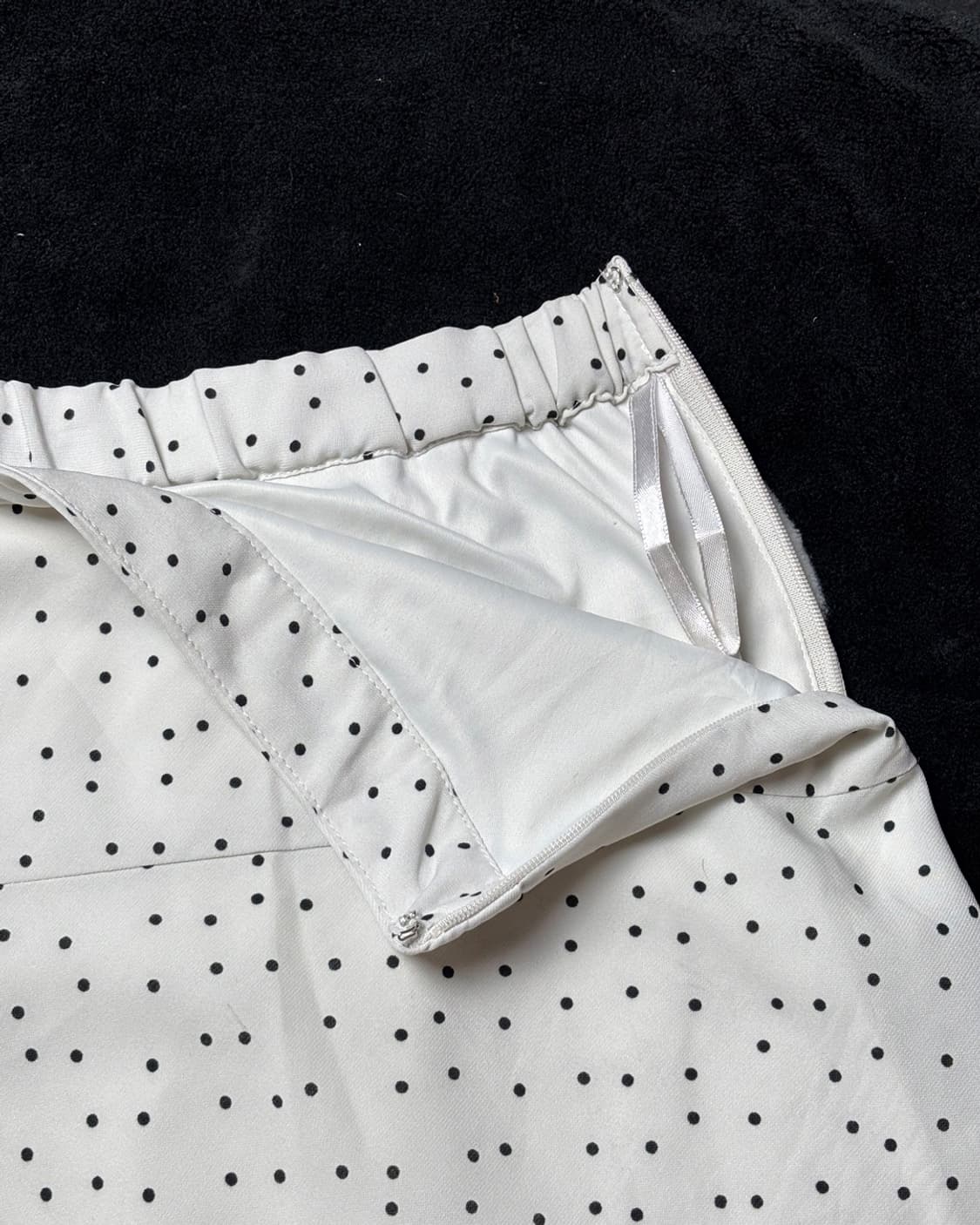 일본빈티지 도트 롱스커트 상품이미지3