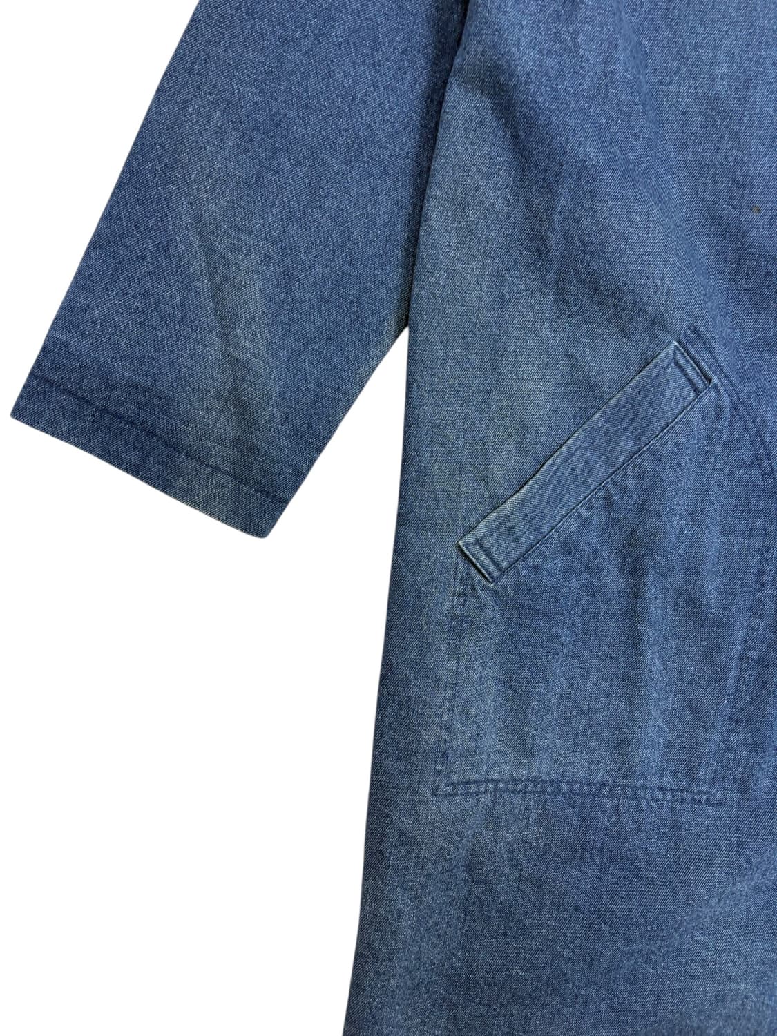 어나더오피스 데님 롱자켓 상품이미지2