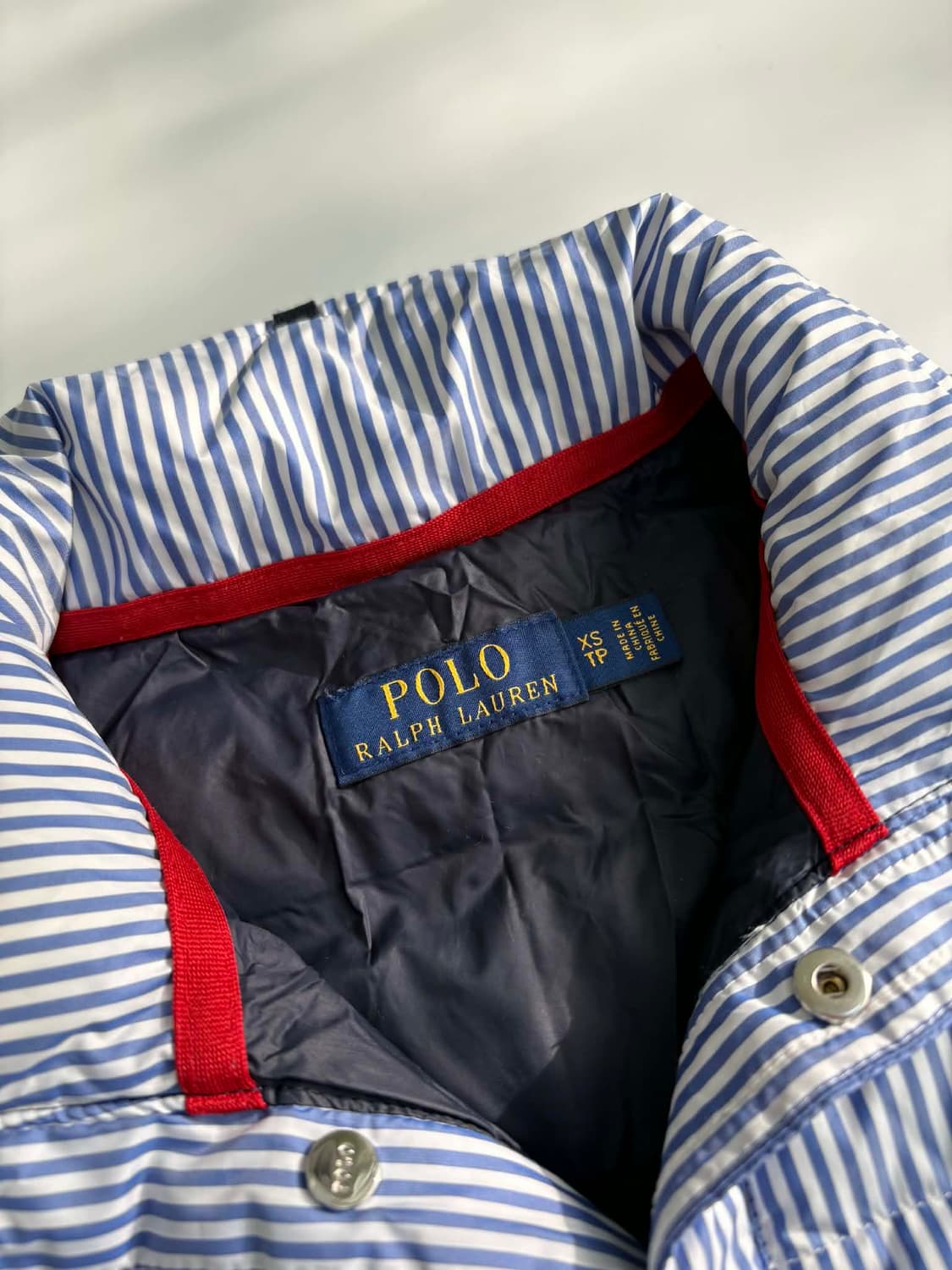 [XS] 폴로 랄프로렌 스트라이프 패딩 베스트 상품이미지4