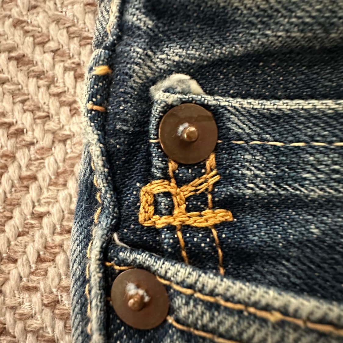 45RPM japan made vintage denim jeans 상품이미지4