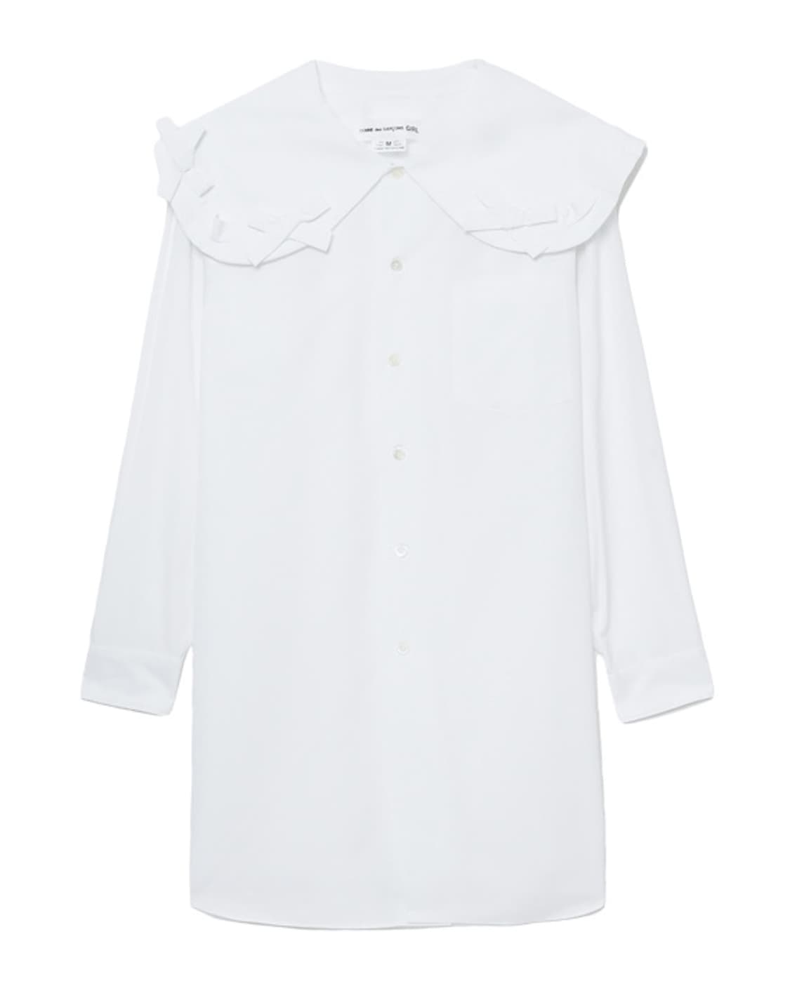 꼼데가르송 걸 피터팬 블라우스 셔츠 롱 S 상품이미지1