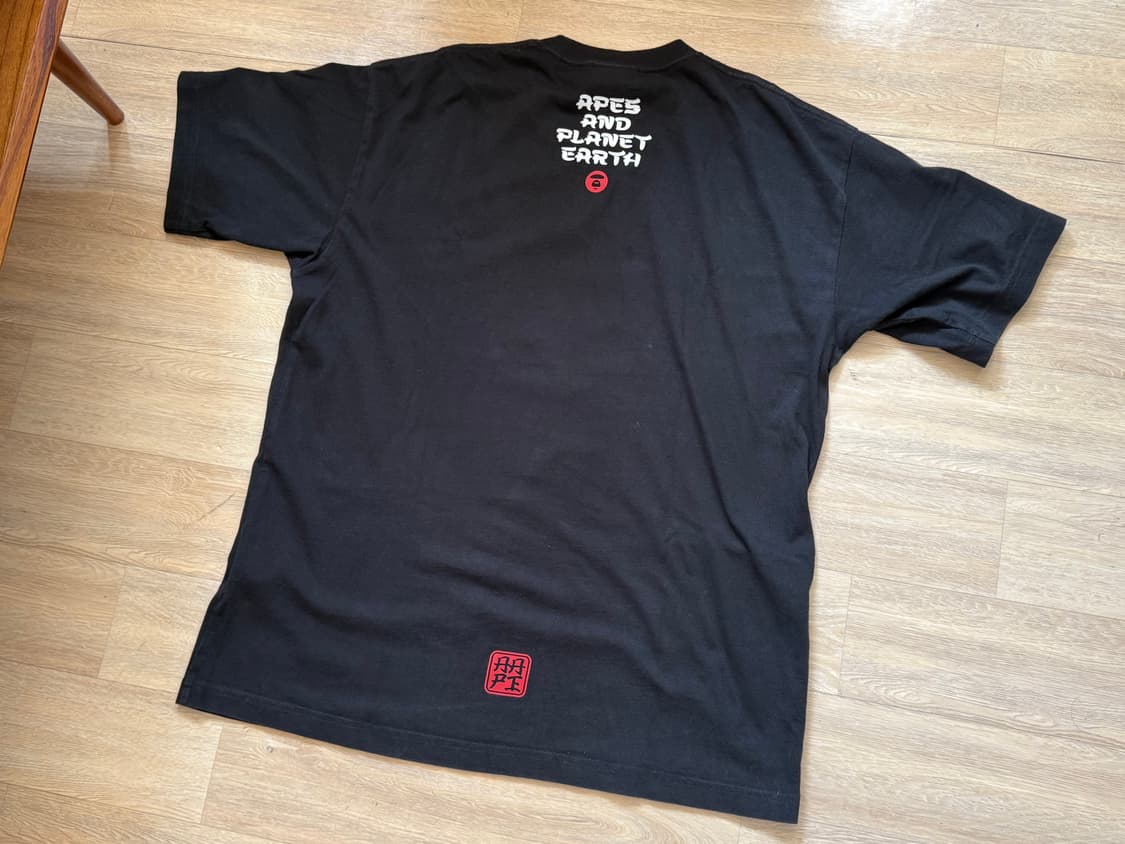 AAPE Theme Universe Tee 에이프 테마 유니버스 티 블랙 상품이미지5