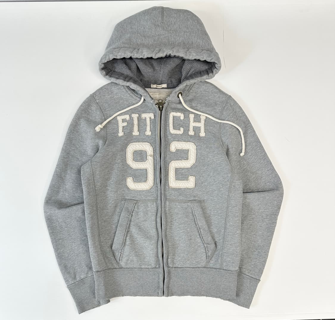 아베크롬비 스펠 후드집업 라이트그레이  상품이미지1