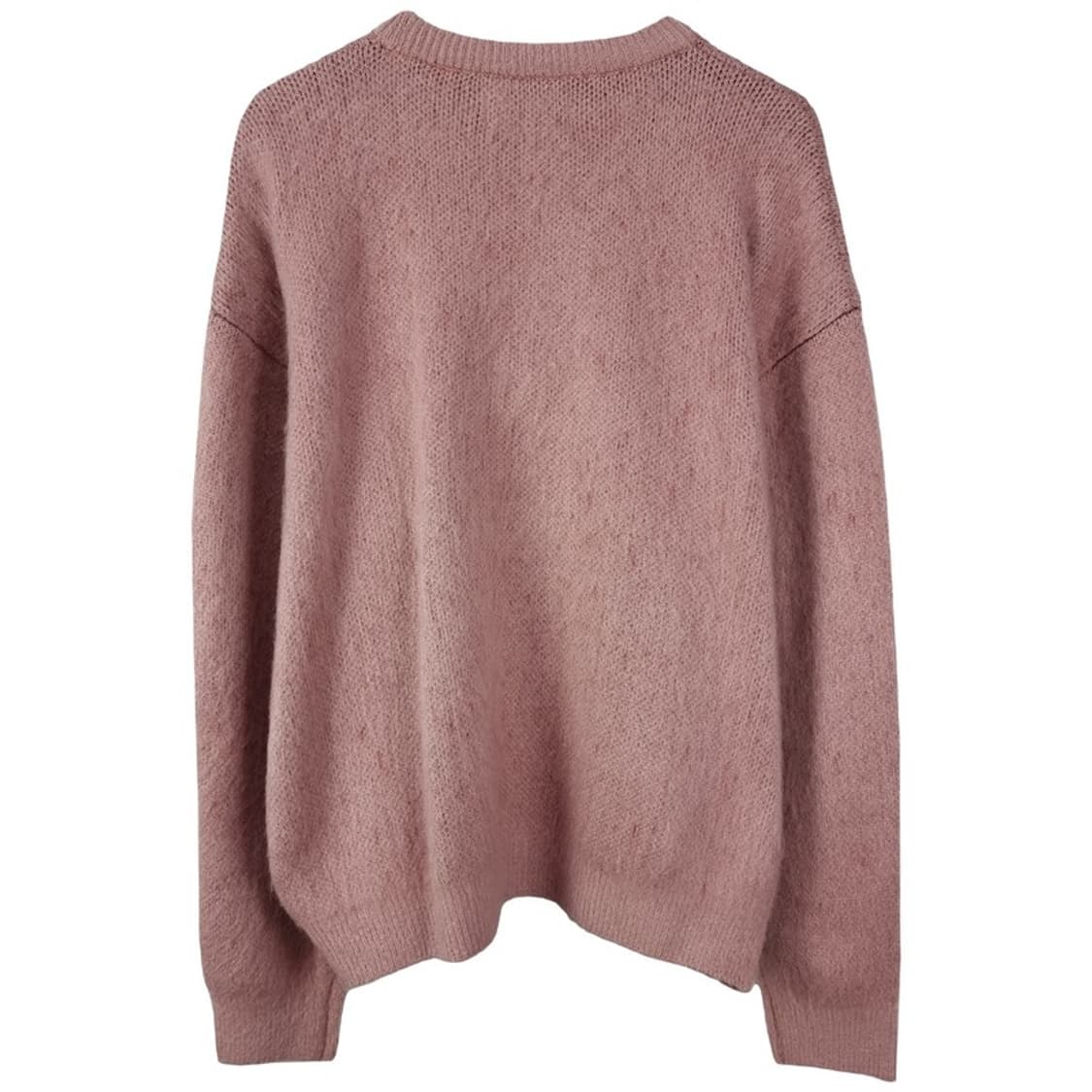 [슈퍼서브] 그래픽 쟈카드 오버핏 크루넥 모헤어 니트 M18961 상품이미지3