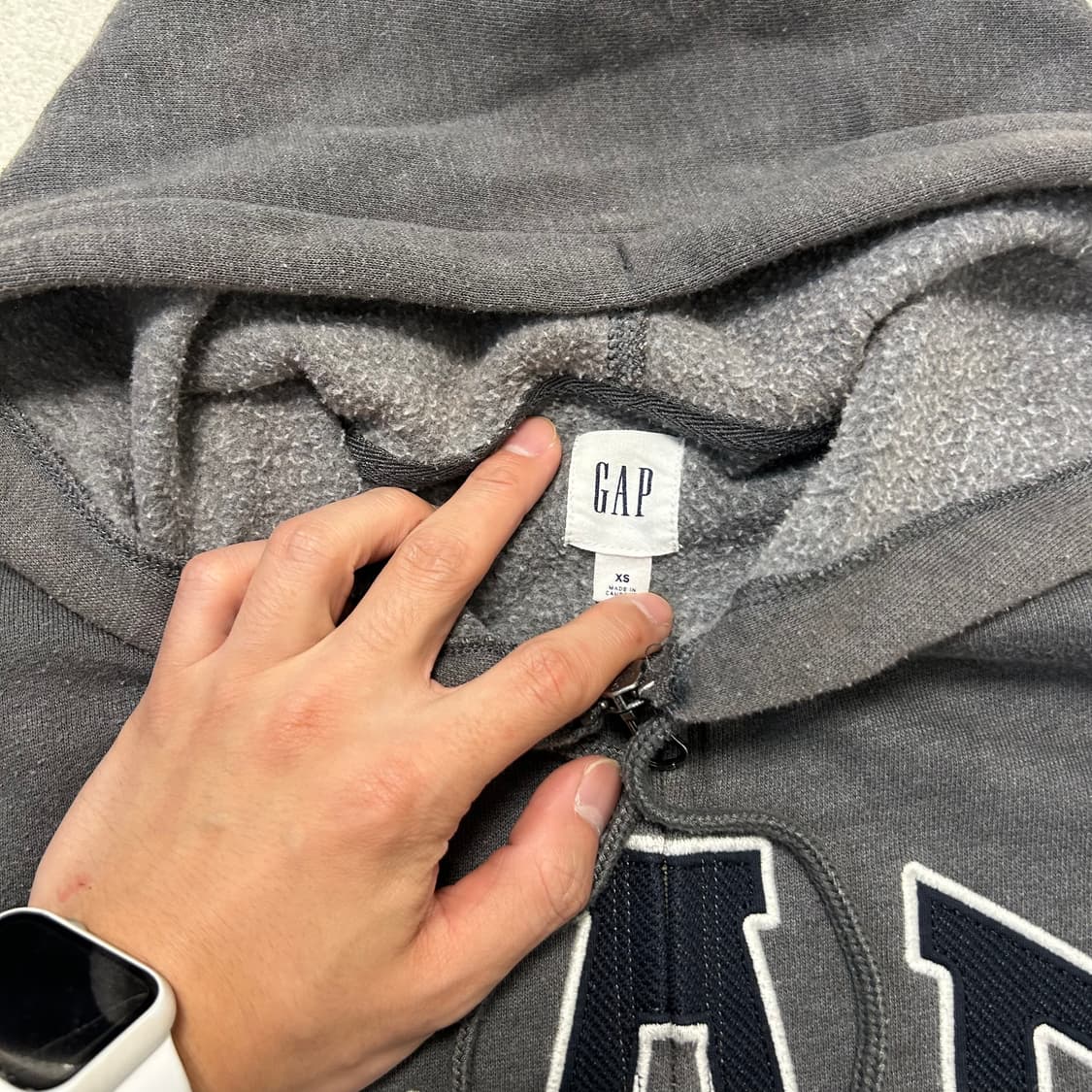 GAP Gray Hoodie Zip-up  상품이미지6