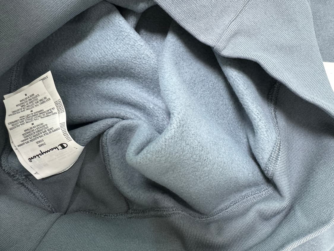 챔피온 리버스 위브 맨투맨 블루택 M 상품이미지6