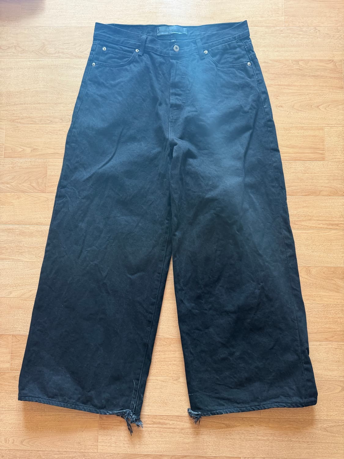 노페이스 스튜디오 블랙 셀비지 울트라 레귤러 L 상품이미지3