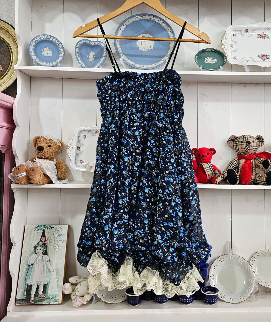 no0327플로럴 2way  롱원피스 / 튜브 원피스 상품이미지1