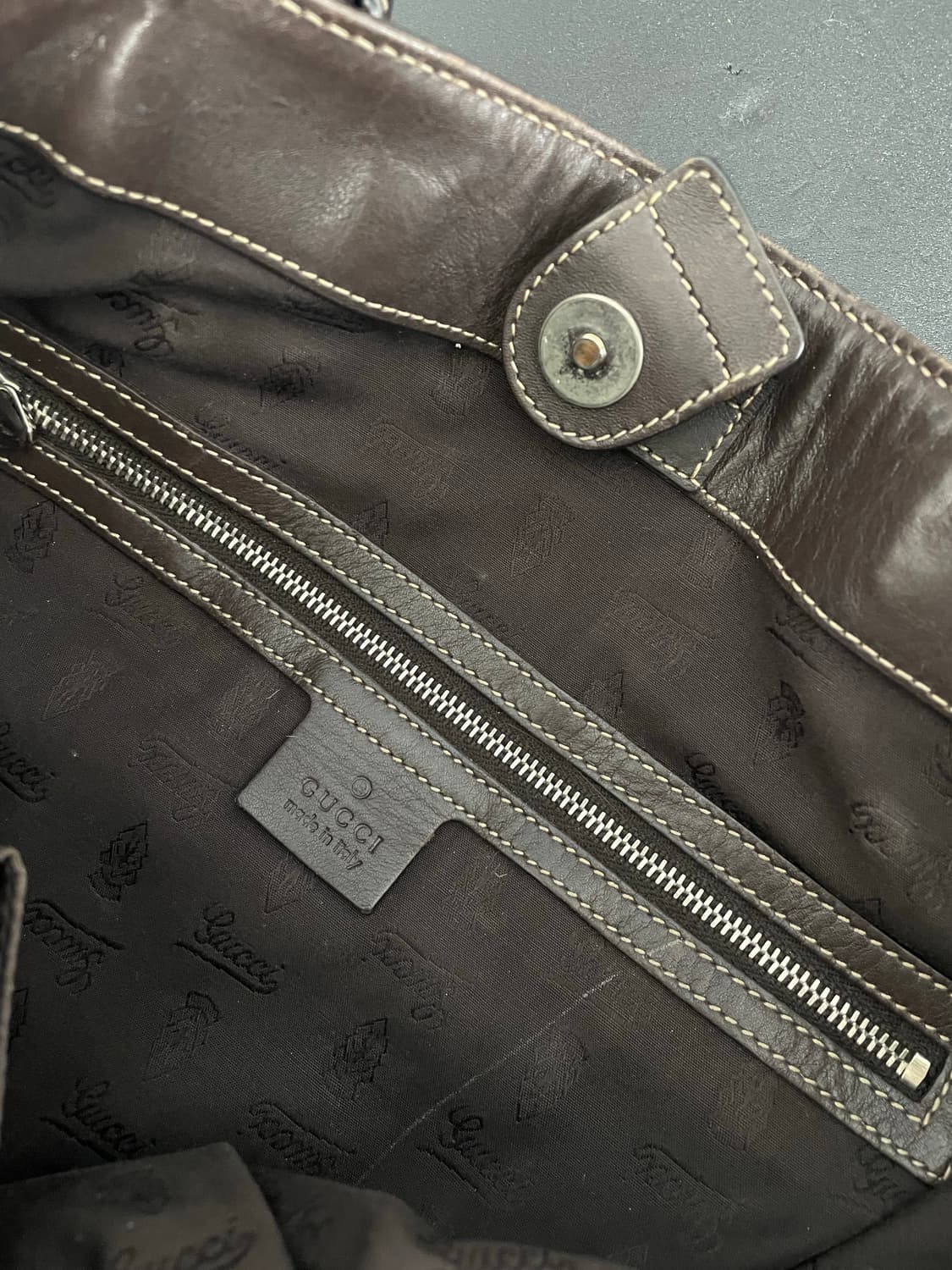 GUCCI 구찌 삼선 자카드 토트백 상품이미지9