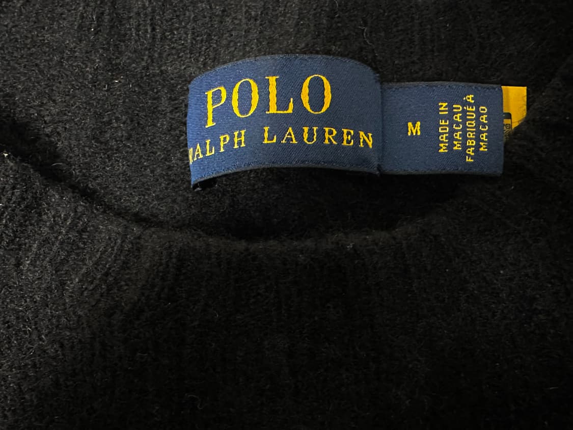 폴로 블랙 꽈배기 니트 🧶 상품이미지2