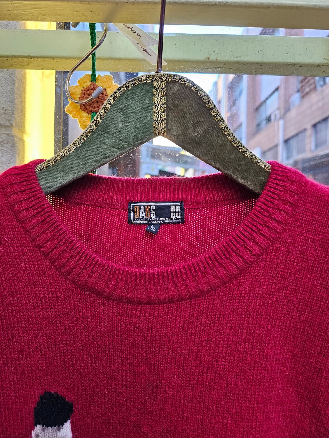 Daks golf 레드 폭스헌팅 울캐시 니트 상품이미지4