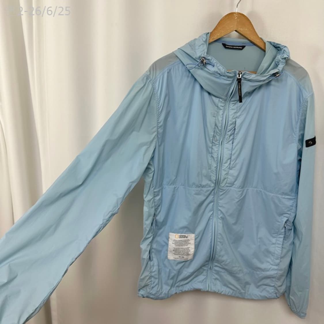 네셔널지오그래픽 남자 얇은 집업자켓 블루 105 XL 상품이미지2