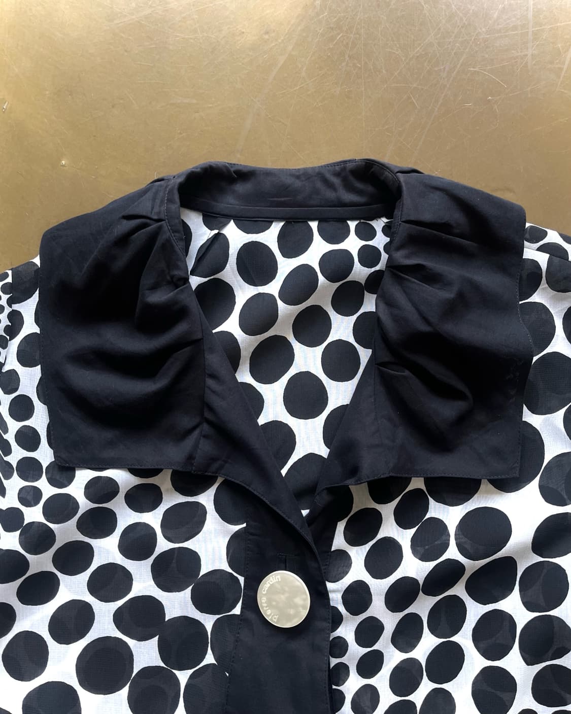 Old Pierre Cardin Psychedelic Dot Top 상품이미지5