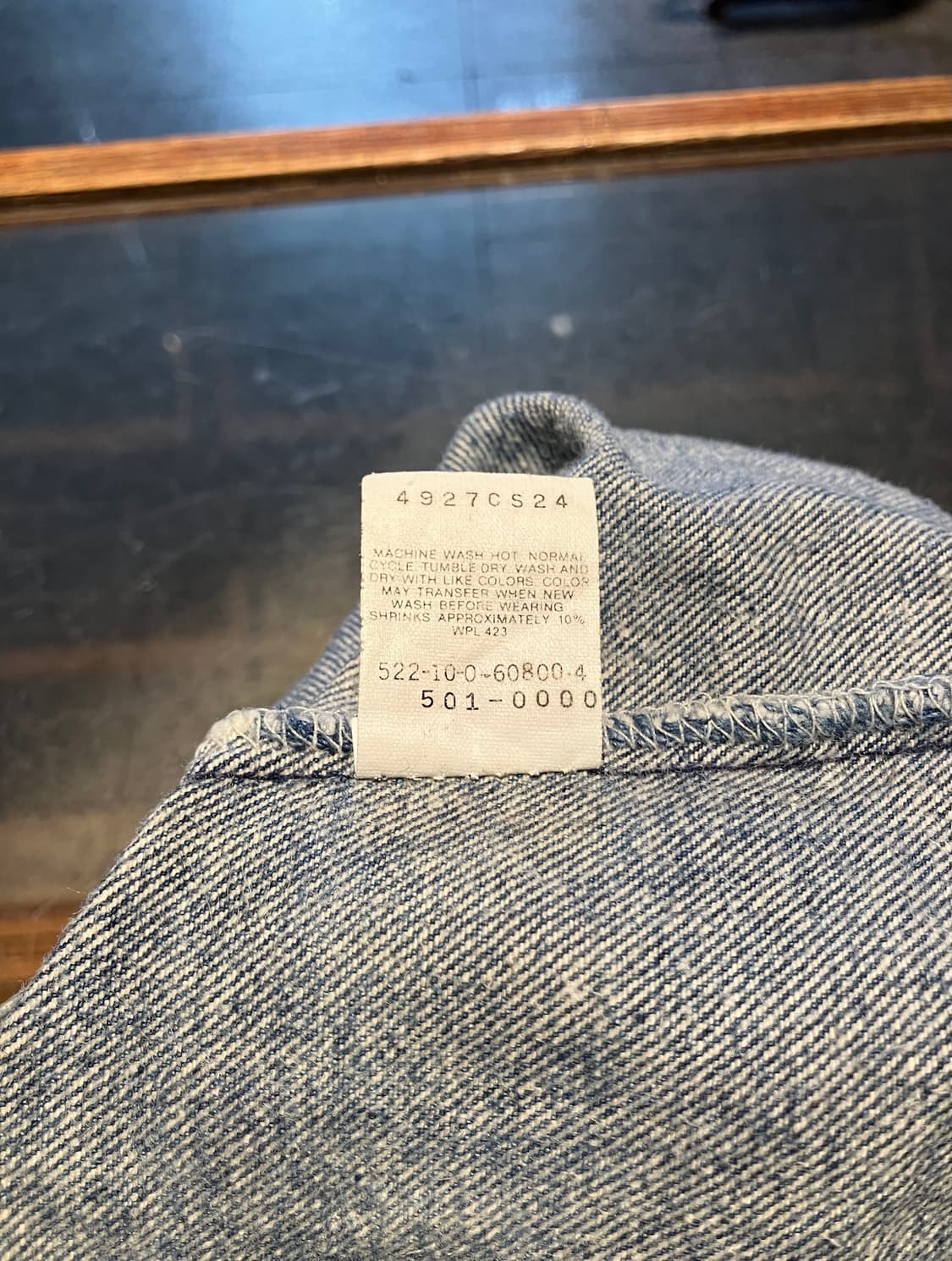 90s USA 빈티지 리바이스 501 데님 팬츠 빅사이즈 상품이미지10