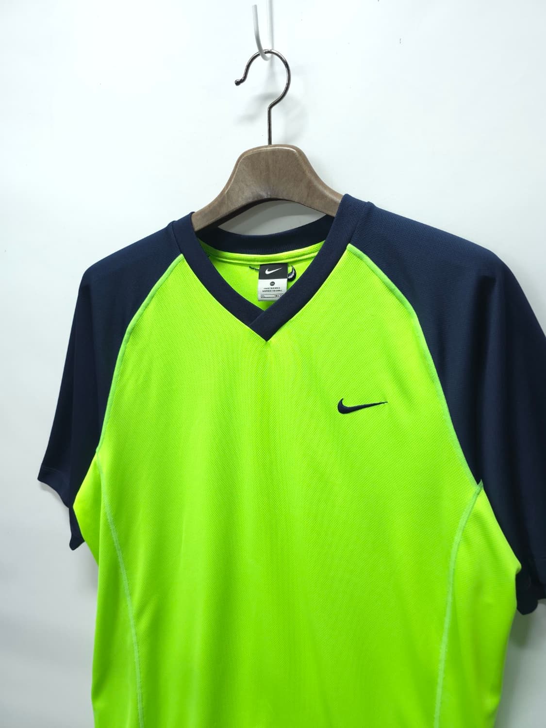 나이키 투톤 배색 래글런 기능성 반팔 티셔츠(115) 상품이미지3