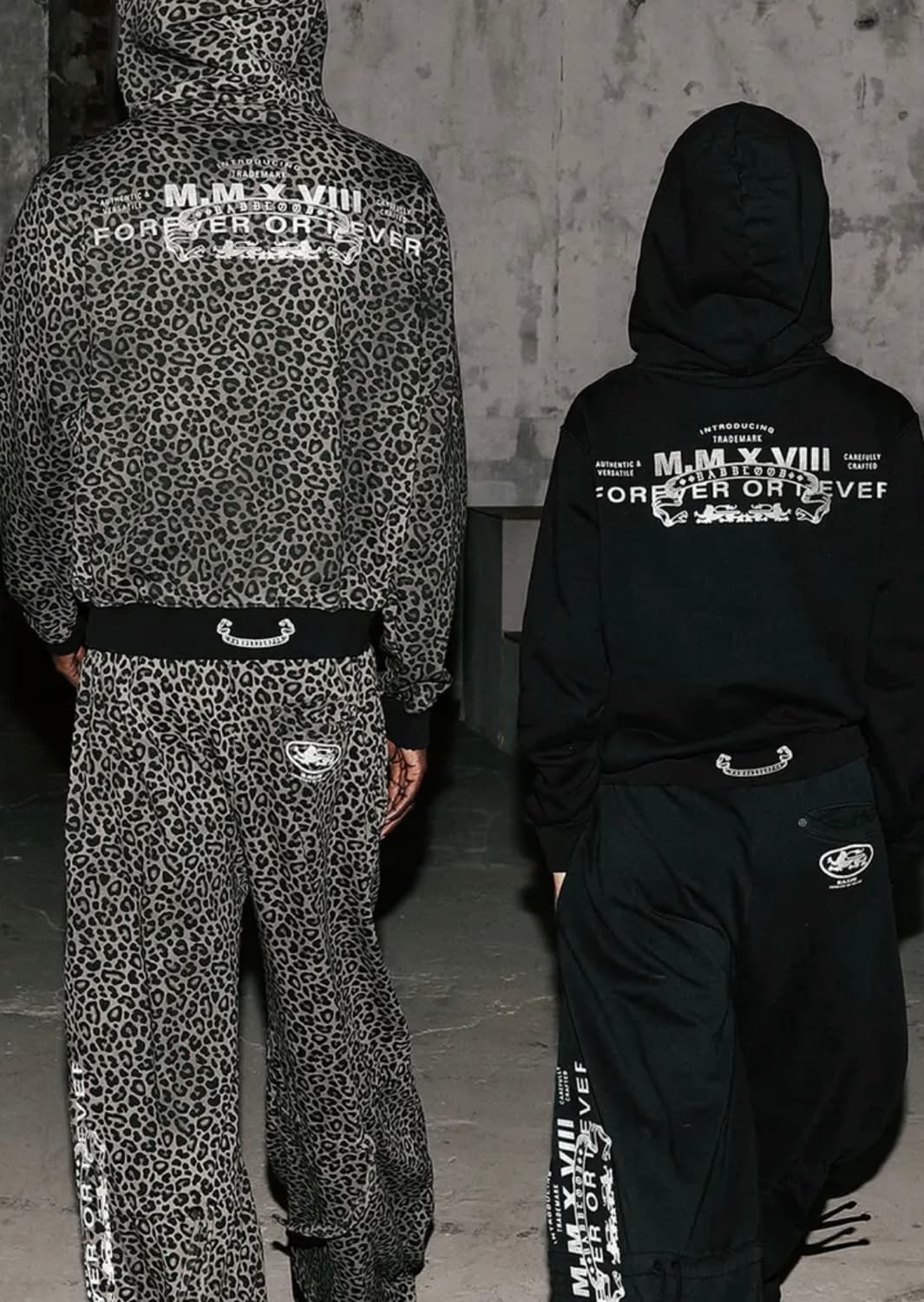 배드블러드 바이퍼 로고 후드 집업 블랙 상품이미지2