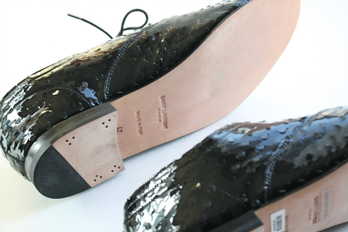 SAINT LAURENT 생로랑 페이턴트 가죽 구두 새제품 상품이미지7