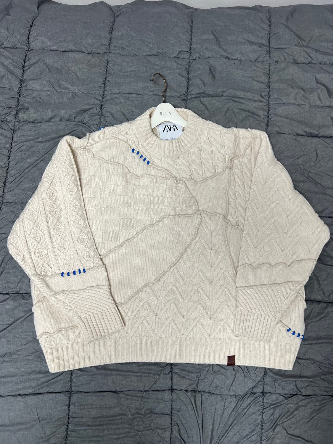 자라x아더에러 패치워크 니트 L-XL 상품이미지3