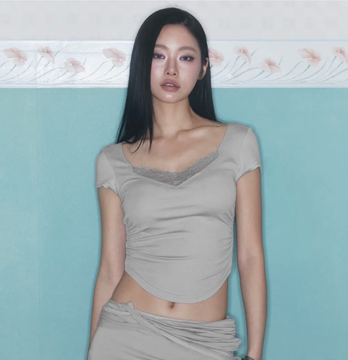 플리즈노팔로우 슬리브 탑 상품이미지1