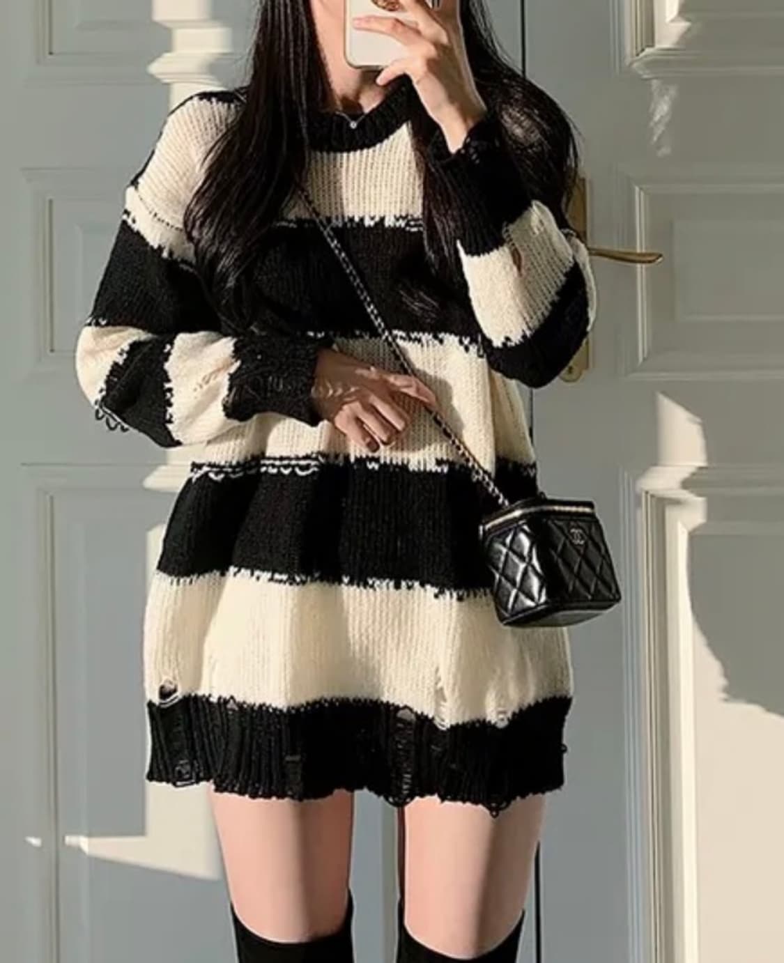 단가라 니트 상품이미지3