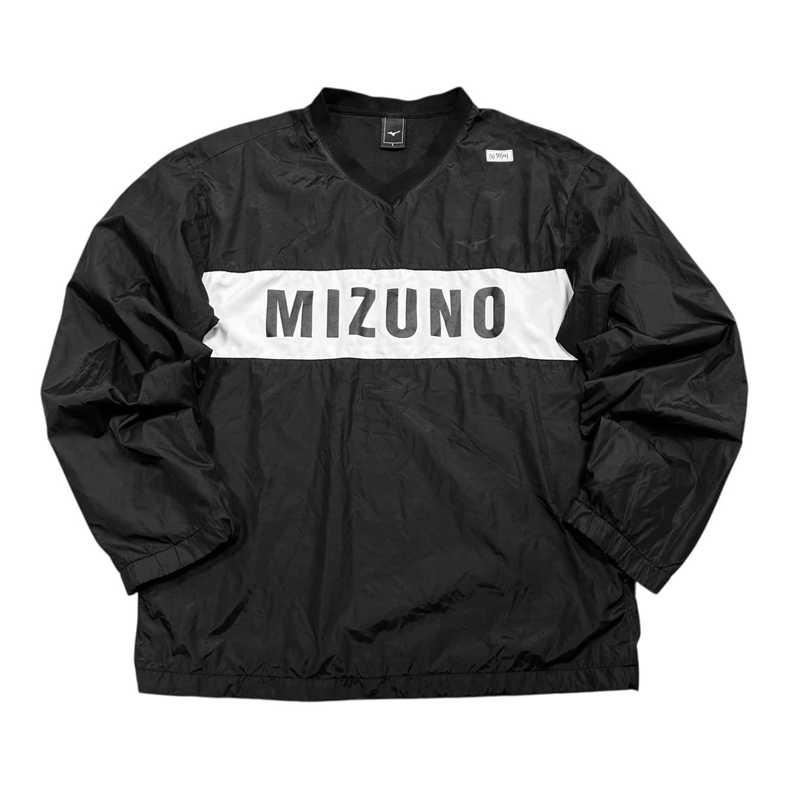 ✨ (바배) 미즈노 빅로고 블랙 바람막이 웜업 상품이미지1
