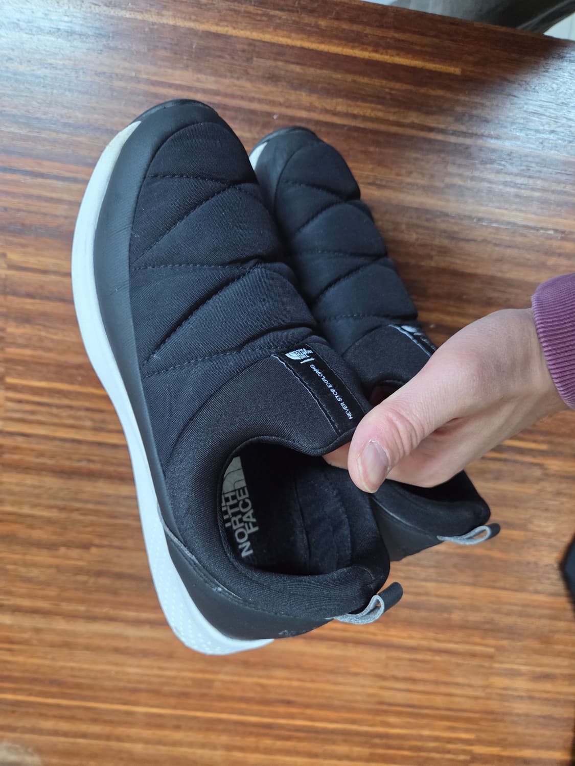 노스페이스 뮬 슬립온 패딩슈즈 260 상품이미지4