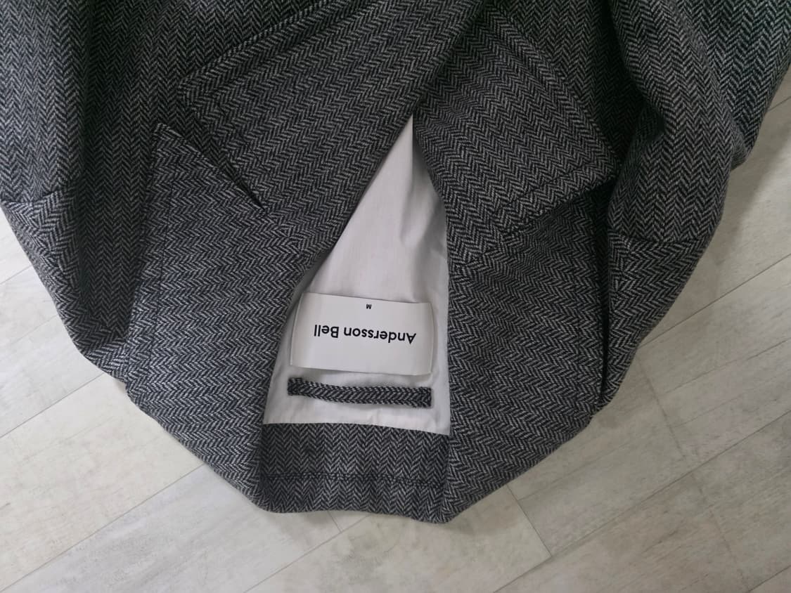 앤더슨벨 더블 브레스티드 오버 코트 M 상품이미지2