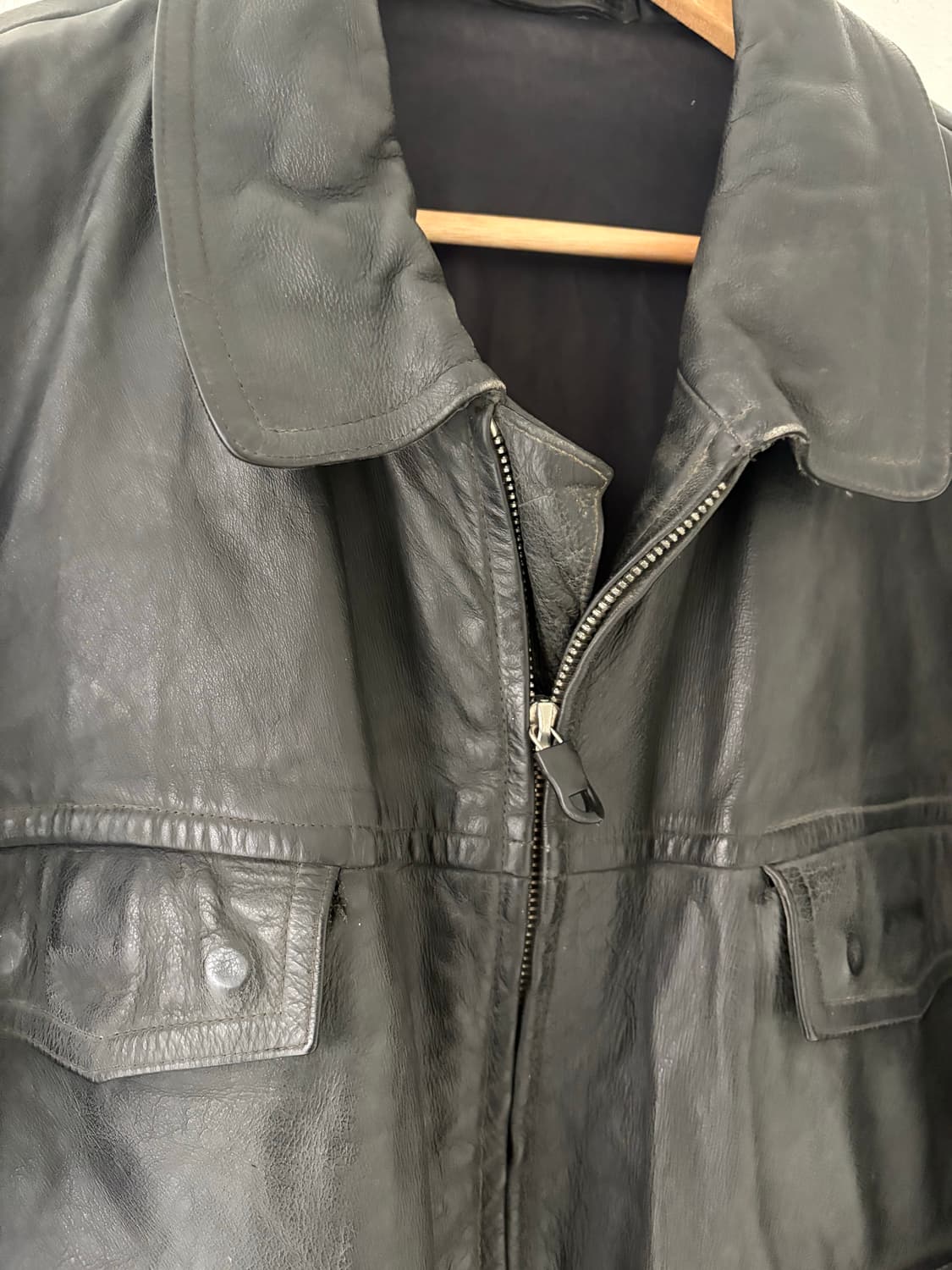 90-00's Original German Polizei Leather  상품이미지5